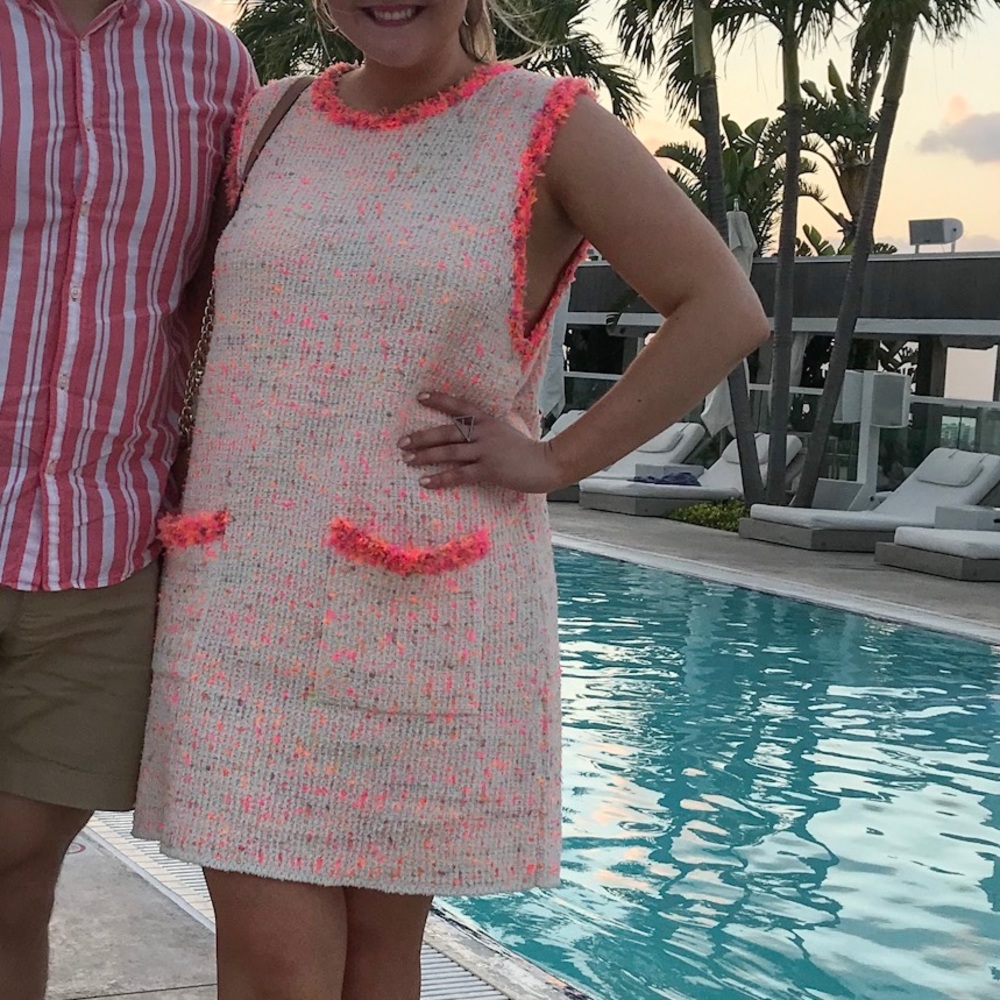 Tweed mini dress